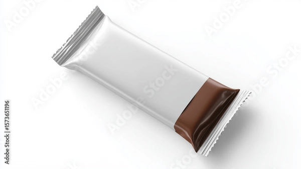 Obraz Photo of white chocolate flavored protein bar snacks.