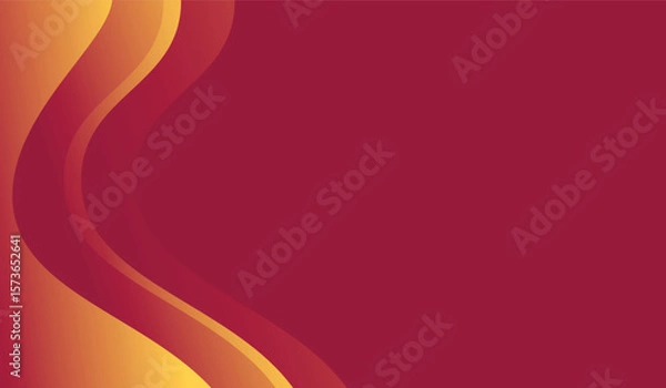 Fototapeta Colorful abstract wavy shape gradient design vector  Minimalist posters, cover, wall arts with colorful geometric shapes and liquid color. Modern wallpaper design for presentation and sale background.