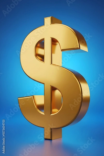 Obraz The Modern Dollar Sign: A Symbol of Finance