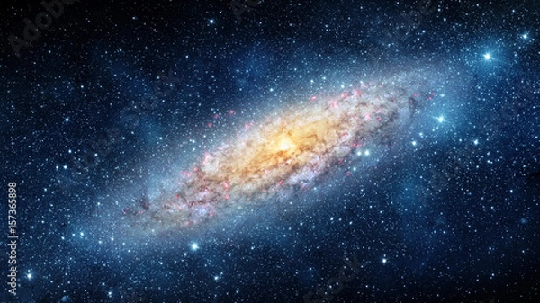 Fototapeta Galaktyka. Elementy tego obrazu dostarczone przez NASA.