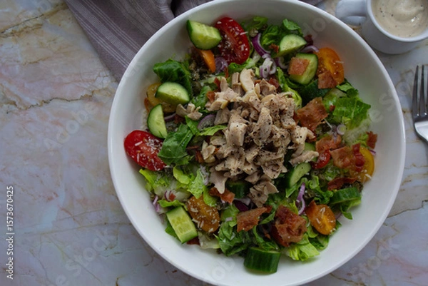 Obraz Salade Repas au Poulet Grillé