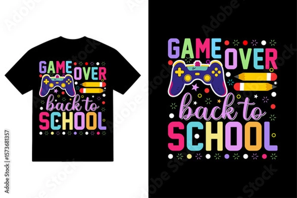 Obraz Game over back to school