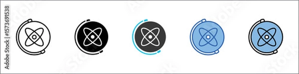 Fototapeta Gyroscope Icon Pack Multistyle Illustration