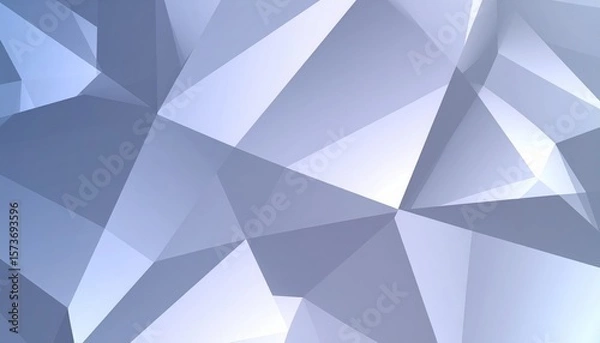 Fototapeta Abstract geometric pattern with overlapping translucent shapes, creating a modern design.