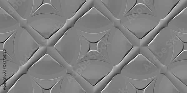 Fototapeta 3d mould ceramic tiles art. Digital home decorative art wall tiles design background. Dark gray and light gray combination. Embossed tiles. Ceramic Wall tiles 3d Punch Design.	
