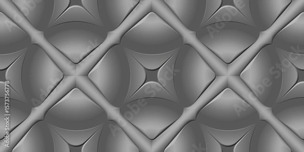 Fototapeta 3d mould ceramic tiles art. Digital home decorative art wall tiles design background. Dark gray and light gray combination. Embossed tiles. Ceramic Wall tiles 3d Punch Design.	
