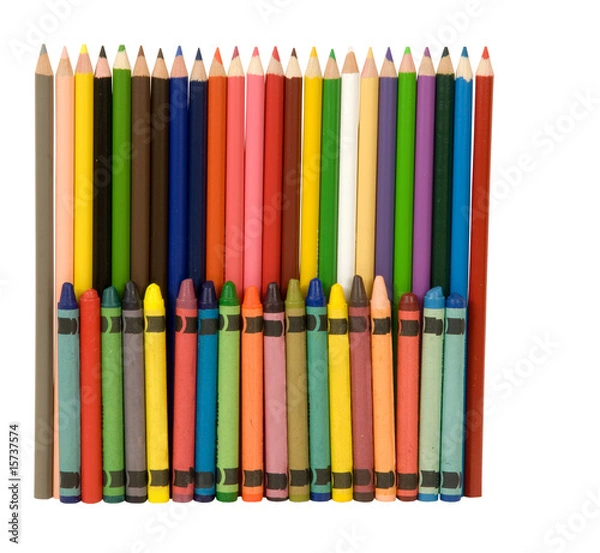 Obraz CRAYONS OR PENCILS?