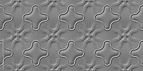 Fototapeta 3d mould ceramic tiles art. Digital home decorative art wall tiles design background. Dark gray and light gray combination. Embossed tiles. Ceramic Wall tiles 3d Punch Design.	
