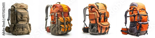 Obraz durable hiking backpack with multiple compartments