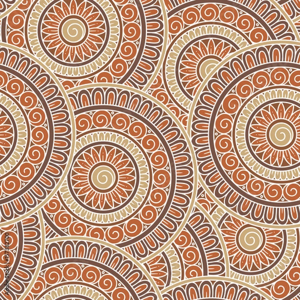 Obraz Abstract vector tribal ethnic   seamless pattern