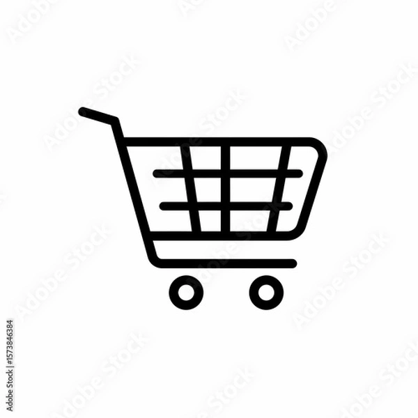 Obraz Shopping cart icon
