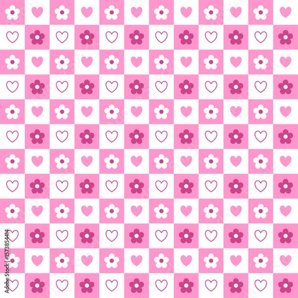 Obraz seamless pattern with hearts