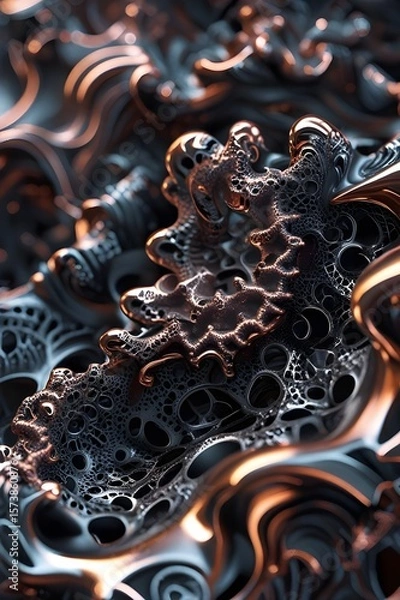 Obraz Molten Lace Alloy background