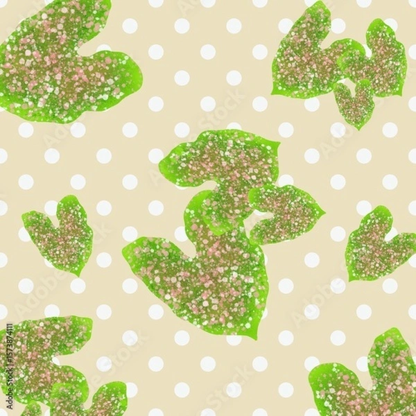 Obraz Cute pattern images are suitable for screen printing on product surfaces.