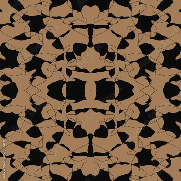 Fototapeta Cute pattern images are suitable for screen printing on product surfaces.