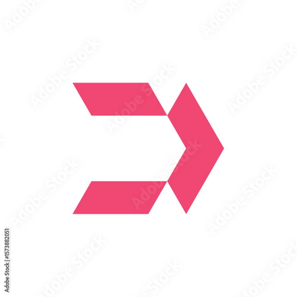 Obraz vector logo of initial D