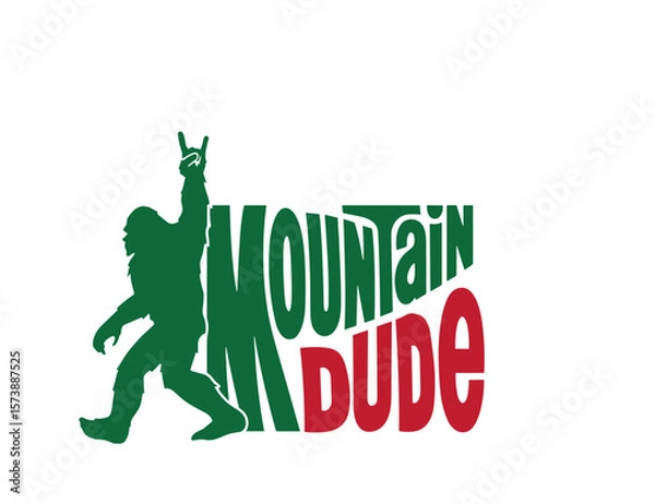 Obraz MOUNTAIN BIGFOOT SVG
