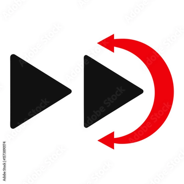 Obraz Media Controls Playback Icon Vector
