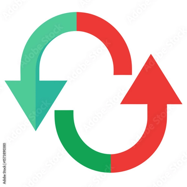 Obraz Undo And Redo Arrows Icon Art