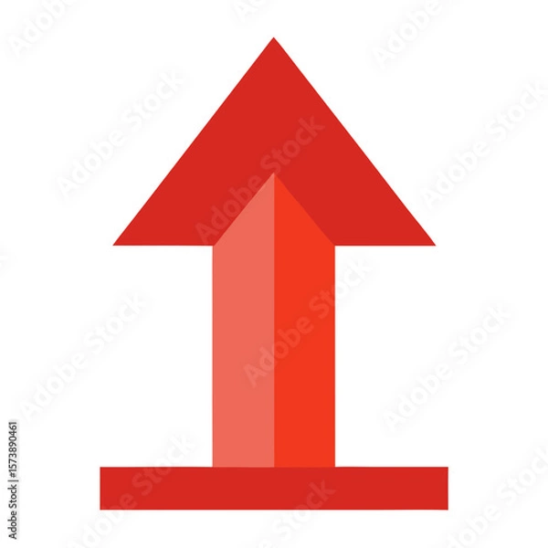 Obraz Upload Arrow Symbol Icon Design