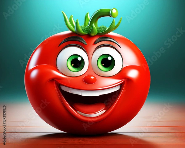 Obraz tomato cartoon character
