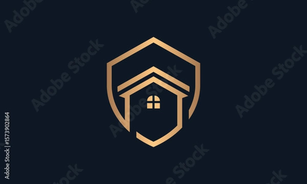 Obraz Guard house logo design