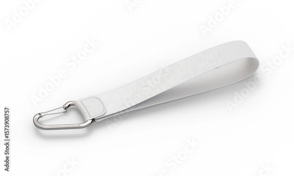 Obraz Short Lanyard Mockup Isolated on Transparent Background