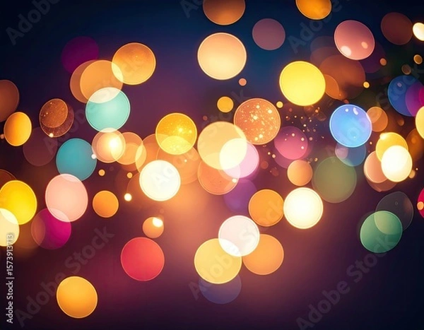 Fototapeta Abstract bokeh lights (3)