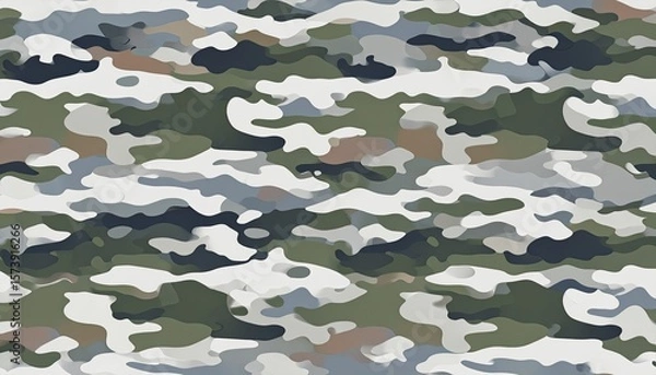 Fototapeta Abstract camouflage pattern (1)