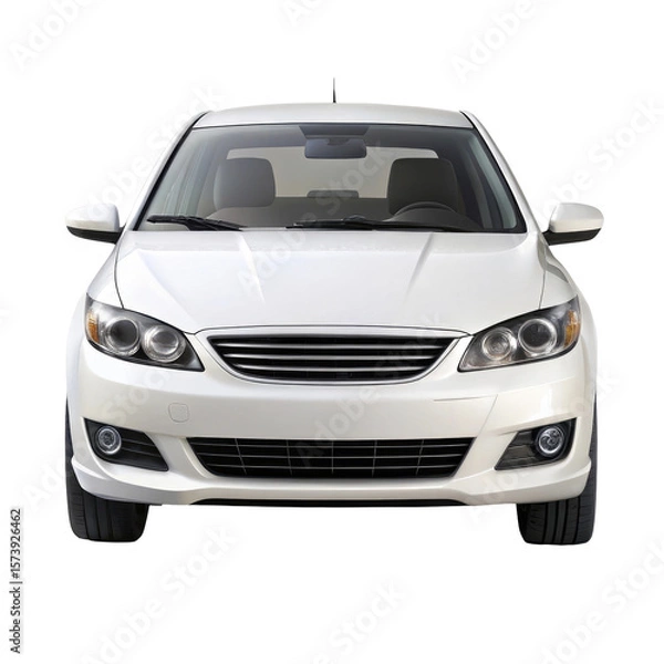 Fototapeta car isolated on transparent white background, clipping path