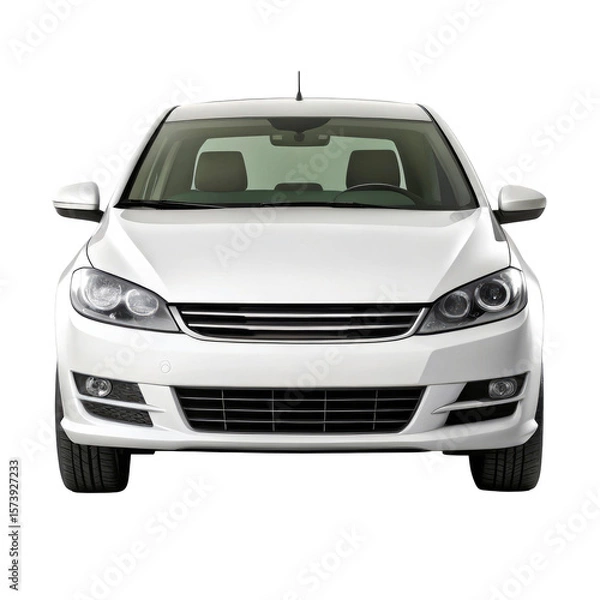 Fototapeta car isolated on transparent white background, clipping path