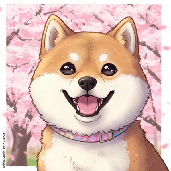 Obraz Cute Anime Dog