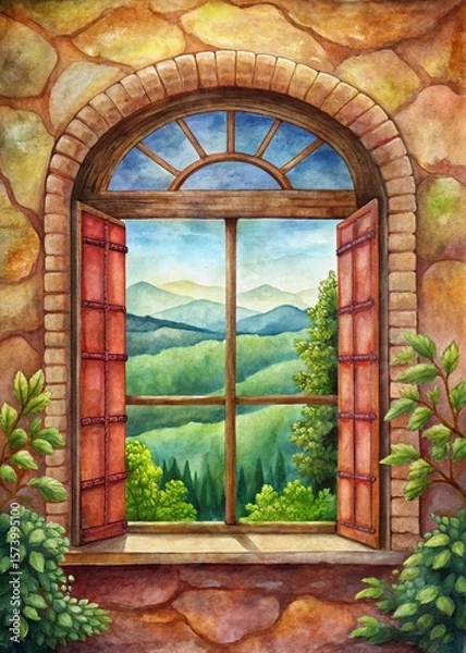 Obraz window in the wall