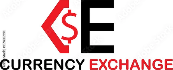 Fototapeta  Currency Exchange Logo