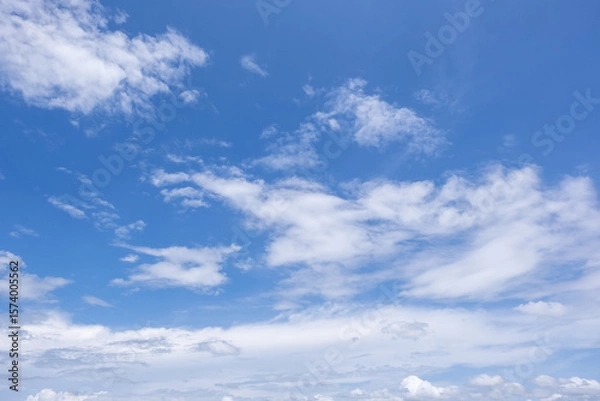 Obraz clear blue sky background,clouds with background.	
