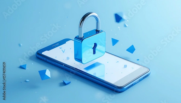 Fototapeta Data Security Concept Icons Representing Cybersecurity, Digital Protection, and Information Privacy