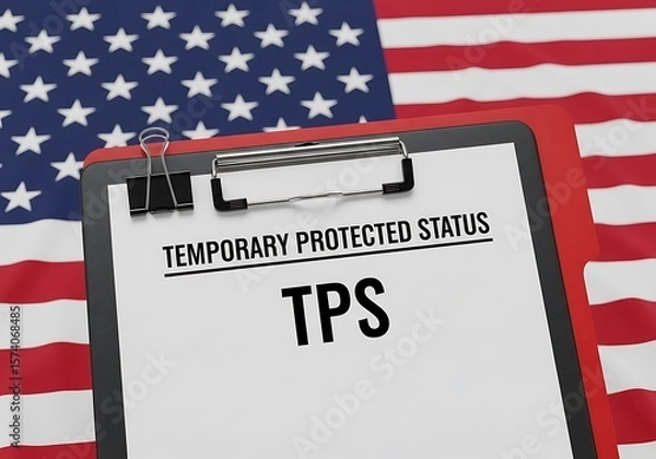 Fototapeta Understanding Temporary Protected Status in the United States for Immigrants Seeking Asylum and Protection