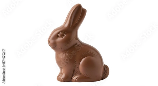 Obraz Chocolate Bunny: Create Transparent Background Images Beautifully