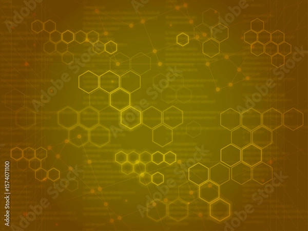 Fototapeta Cyber ​​material_background image_sepia