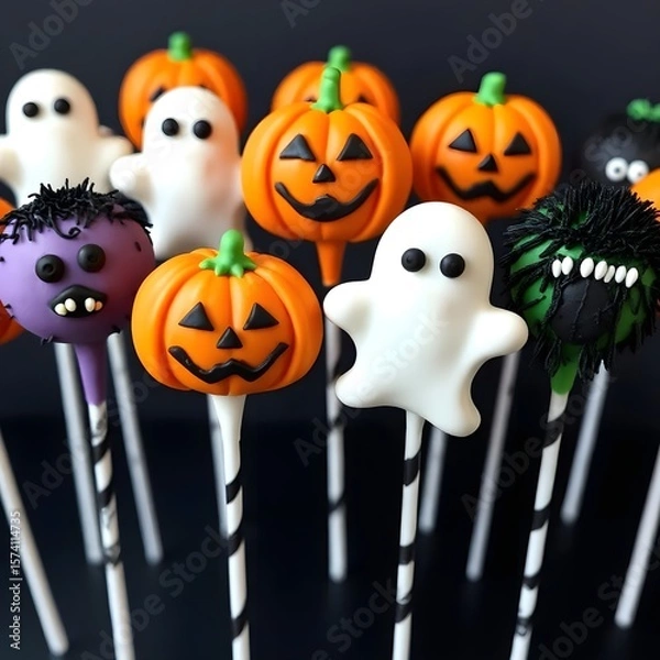 Obraz halloween pumpkin and ghost