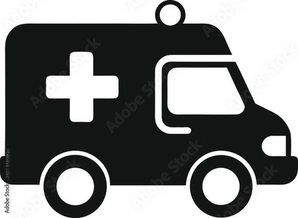 Obraz Mobile eye screening van with an eyeglasses logo