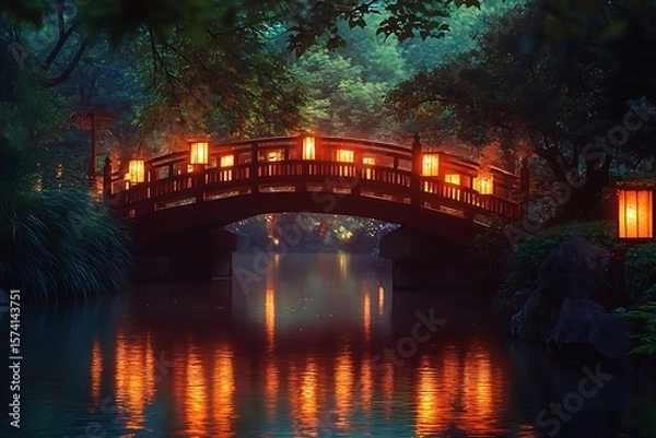 Obraz bridge over river