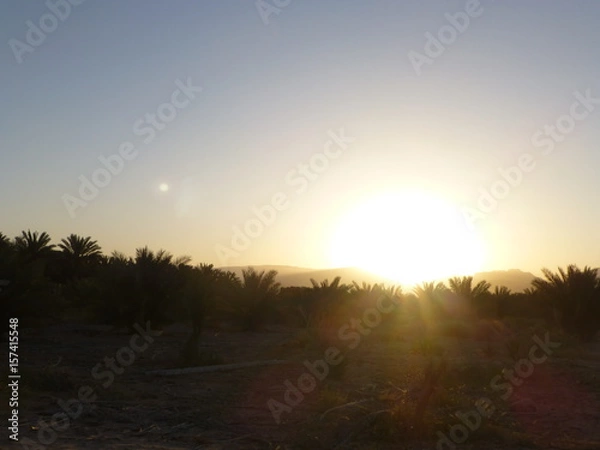 Fototapeta coucher soleil il