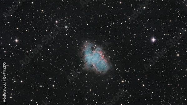 Fototapeta The Crab Nebula M1 is a supernova remnant in the constellation of Taurus. High quality photo