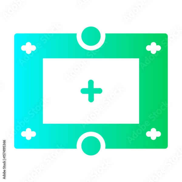 Fototapeta frames Gradient icon