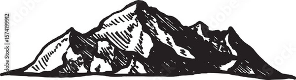 Fototapeta Mountain vector