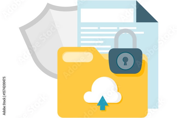 Fototapeta cloud synced folder