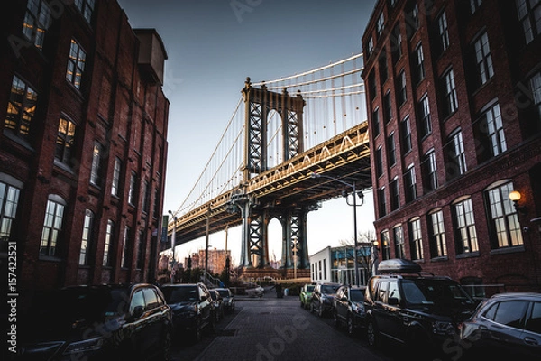 Obraz Manhattan Bridge shot from dumbo