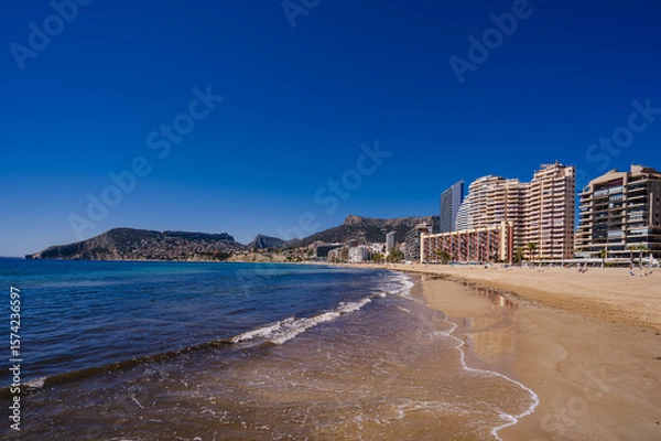 Fototapeta View from the Beach, Calpe, Spain
