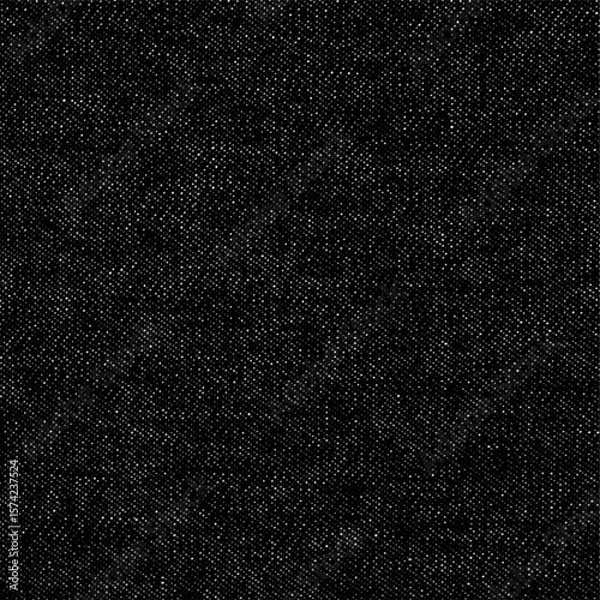 Fototapeta Black textured wool fabric with soft fibers and slightly speckled weave